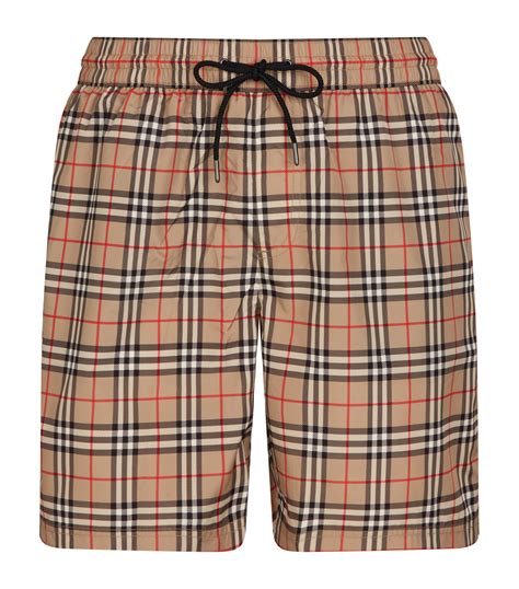 burberry swim trunks fake|burberry check drawcord swim shorts.